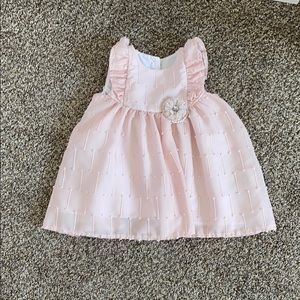 Pippa and Julie 3 months pink dress